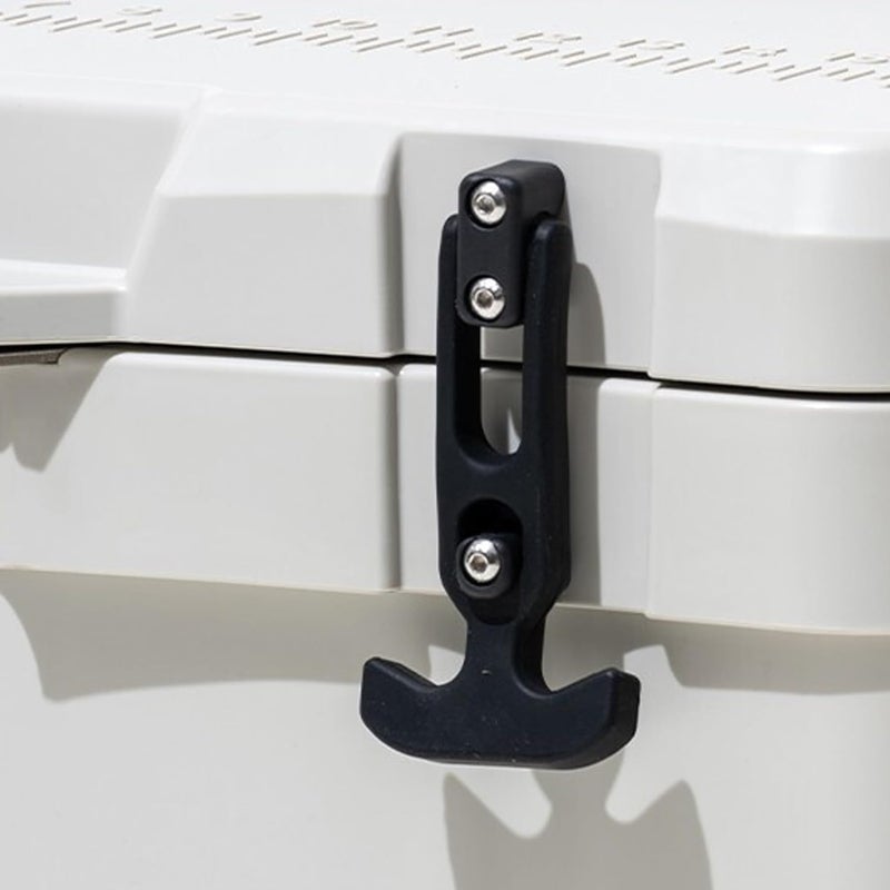 PDETVEO 4.4'' Rubber Flexible T-Handle Draw Latches, Black Rubber Hood Machine Draw Latches for Tool Box, Boat, Cooler, Golf Cart, Machine Equipment, 4pcs - Image 4